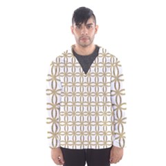 Gold Lattice Men s Hooded Windbreaker