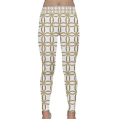 Gold Lattice Classic Yoga Leggings