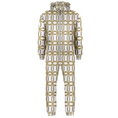 Gold Lattice Hooded Jumpsuit (men)  by mccallacoulture