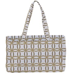 Gold Lattice Canvas Work Bag by mccallacoulture