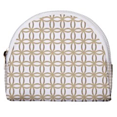 Gold Lattice Horseshoe Style Canvas Pouch by mccallacoulture