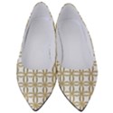 Gold Lattice Women s Low Heels View1