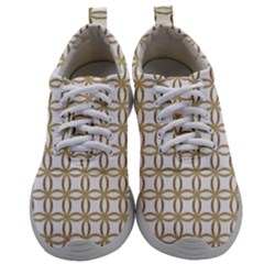 Gold Lattice Mens Athletic Shoes by mccallacoulture