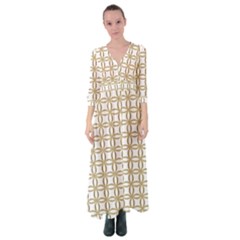 Gold Lattice Button Up Maxi Dress by mccallacoulture