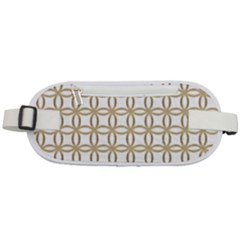 Gold Lattice Rounded Waist Pouch