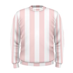 Pastel Pink Stripes Men s Sweatshirt