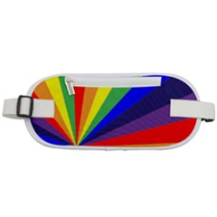 Rainbow Pattern Rounded Waist Pouch