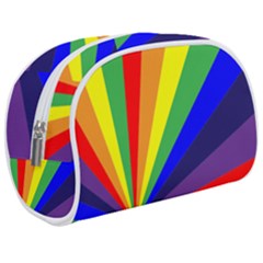 Rainbow Pattern Makeup Case (medium)