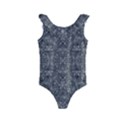 Modern Fancy Nature Collage Pattern Kids  Frill Swimsuit View1