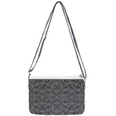 Modern Fancy Nature Collage Pattern Double Gusset Crossbody Bag