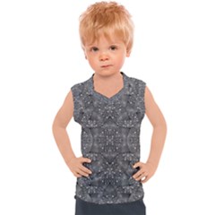 Modern Fancy Nature Collage Pattern Kids  Sport Tank Top