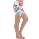 pink tulips Lightweight Velour Yoga Shorts View3