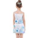 blue floral print Kids  Summer Sun Dress View2