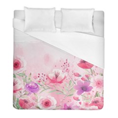 Pink Floral Print Duvet Cover (full/ Double Size)