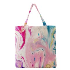 Marble Print Grocery Tote Bag by designsbymallika