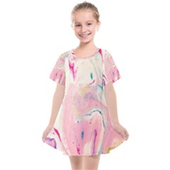 Marble Print Kids  Smock Dress by designsbymallika