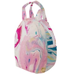 Marble Print Travel Backpacks by designsbymallika