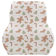 Ginger Christmas Pattern Car Seat Back Cushion  by designsbymallika