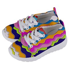 Bubble Liquid Print Kids  Lightweight Sports Shoes by designsbymallika