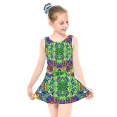 Ab 118 1 Kids  Skater Dress Swimsuit by ArtworkByPatrick