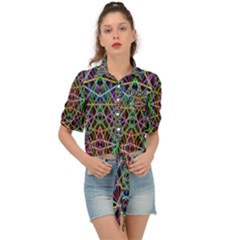 Ab 119 Tie Front Shirt 