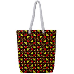 Rby 88 Full Print Rope Handle Tote (small) by ArtworkByPatrick