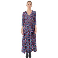 +90 Button Up Boho Maxi Dress by ArtworkByPatrick