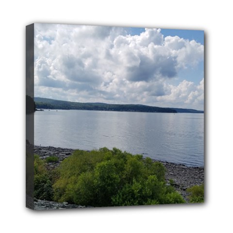 Lake Wallenpaupack Mini Canvas 8  X 8  (stretched) by canvasngiftshop