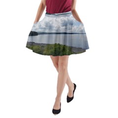 Lake Wallenpaupack A-line Pocket Skirt by canvasngiftshop