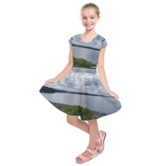 Lake Wallenpaupack Kids  Short Sleeve Dress by canvasngiftshop