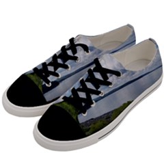 Lake Wallenpaupack Men s Low Top Canvas Sneakers by canvasngiftshop