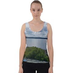 Lake Wallenpaupack Velvet Tank Top