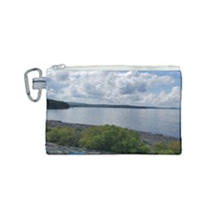 Lake Wallenpaupack Canvas Cosmetic Bag (small) by canvasngiftshop