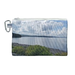 Lake Wallenpaupack Canvas Cosmetic Bag (large) by canvasngiftshop