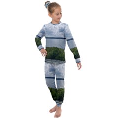 Lake Wallenpaupack Kids  Long Sleeve Set  by canvasngiftshop