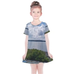 Lake Wallenpaupack Kids  Simple Cotton Dress by canvasngiftshop