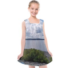 Lake Wallenpaupack Kids  Cross Back Dress by canvasngiftshop