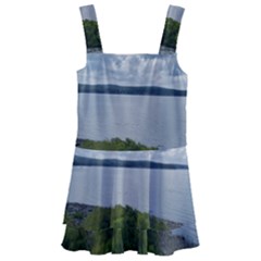 Lake Wallenpaupack Kids  Layered Skirt Swimsuit by canvasngiftshop