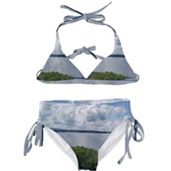 Lake Wallenpaupack Kids  Classic Bikini Set by canvasngiftshop