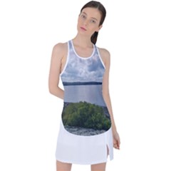 Lake Wallenpaupack Racer Back Mesh Tank Top