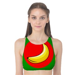 Banana Republic Flags Yellow Red Tank Bikini Top