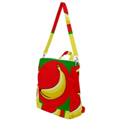 Banana Republic Flags Yellow Red Crossbody Backpack