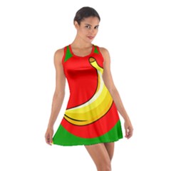 Banana Republic Flags Yellow Red Cotton Racerback Dress