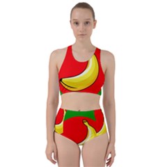 Banana Republic Flags Yellow Red Racer Back Bikini Set by HermanTelo