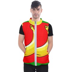 Banana Republic Flags Yellow Red Men s Puffer Vest by HermanTelo