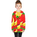 Banana Republic Flags Yellow Red Kids  Double Breasted Button Coat View1