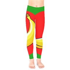 Banana Republic Flags Yellow Red Kids  Leggings