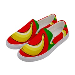 Banana Republic Flags Yellow Red Women s Canvas Slip Ons by HermanTelo