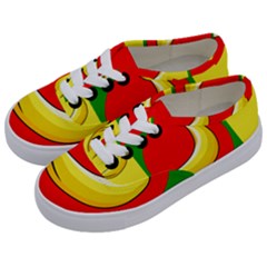 Banana Republic Flags Yellow Red Kids  Classic Low Top Sneakers by HermanTelo