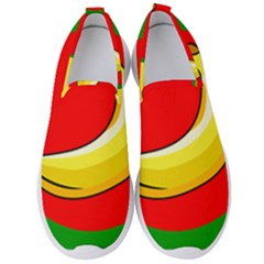 Banana Republic Flags Yellow Red Men s Slip On Sneakers